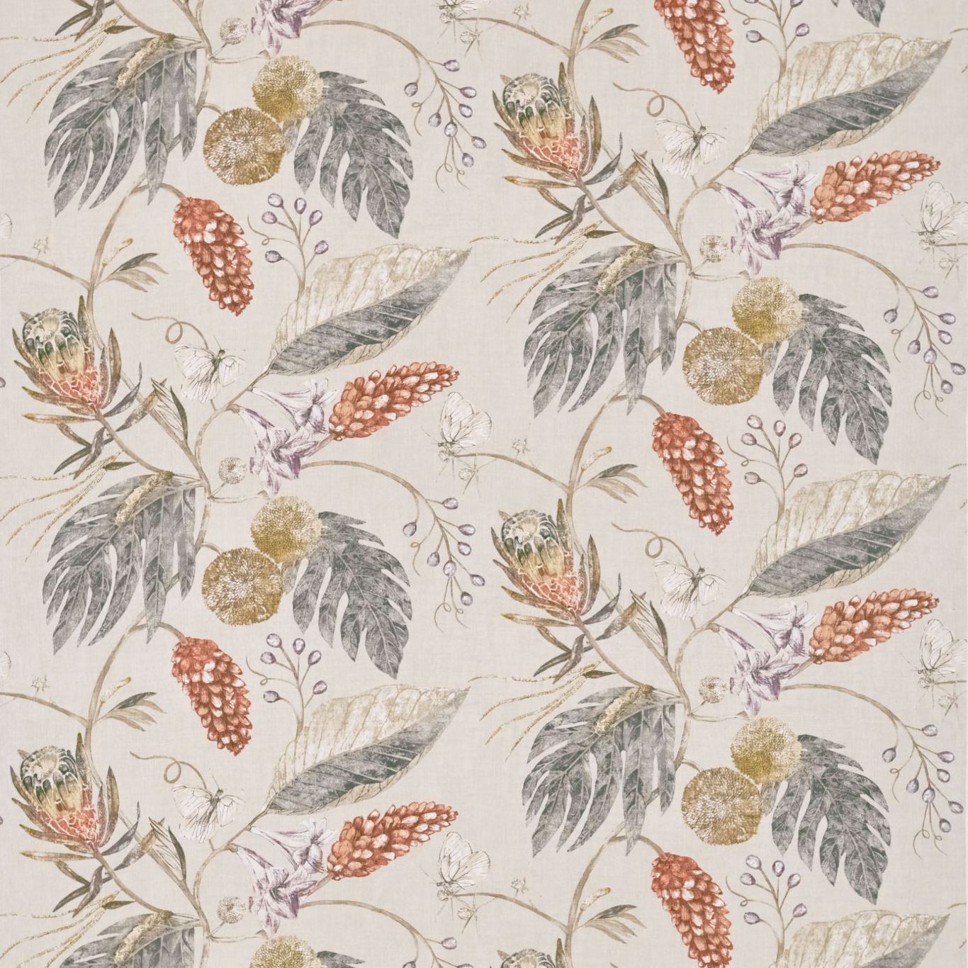 Amborella Fabric by Harlequin in Willow/Russet