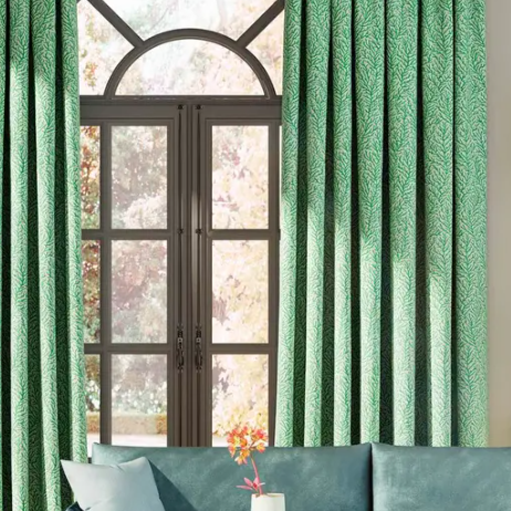 Atoll Fabric by Harlequin in Sea glass / Emerald