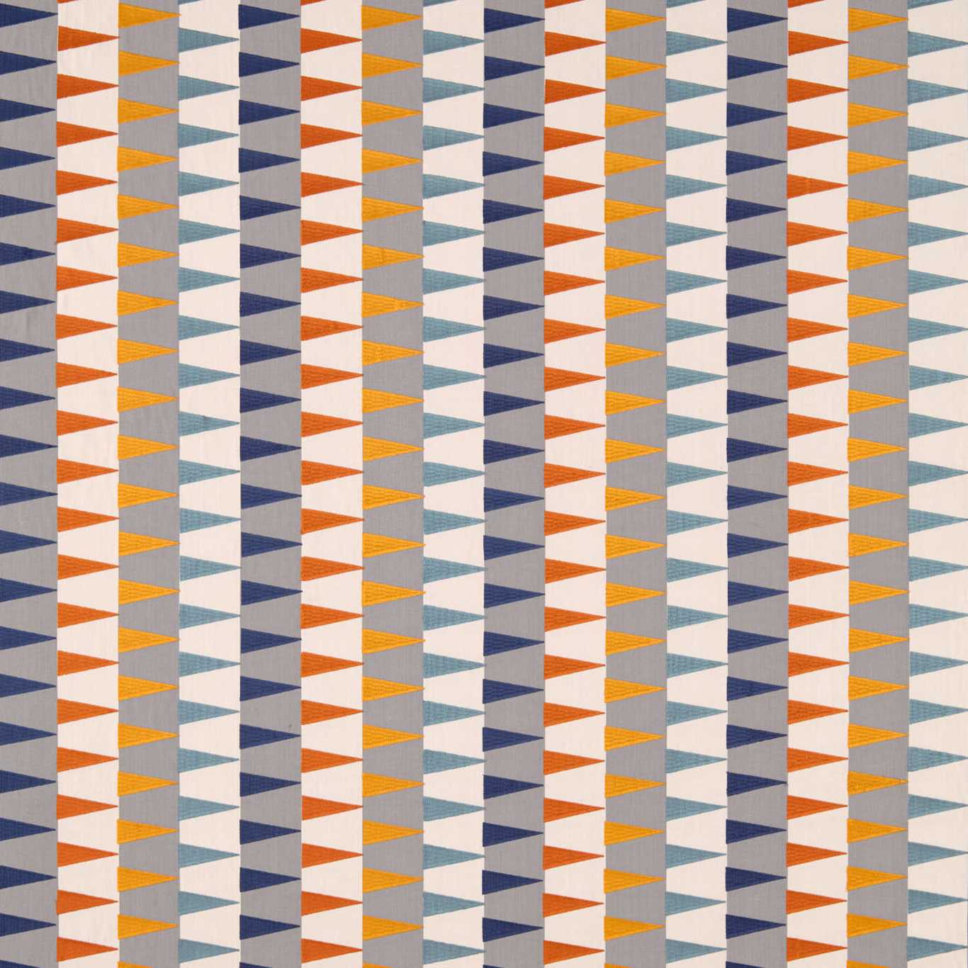 Azul Fabric by Harlequin in Rust/Navy/Nordic