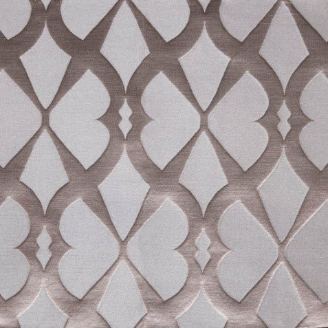 Nouveau Brocatelle Fabric by Mokum in Frost