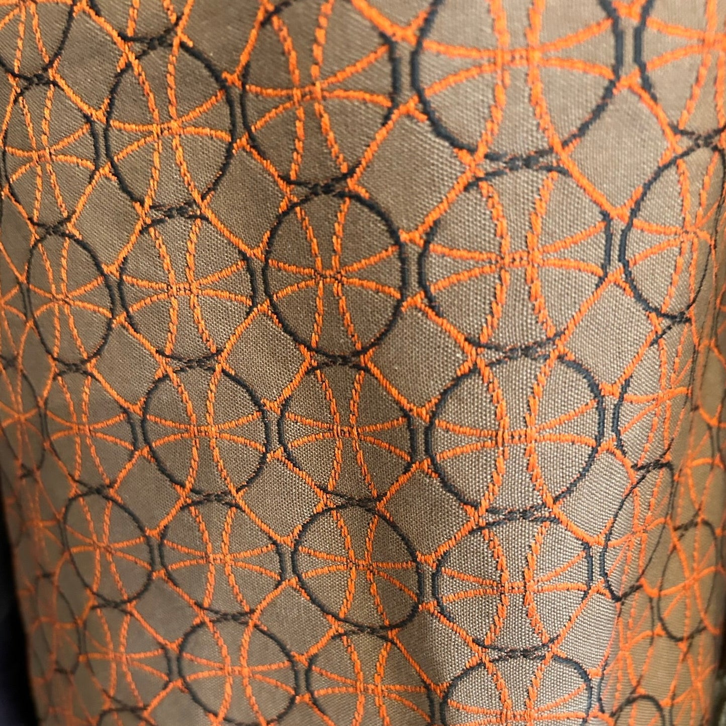 Concentric Fabric by Mokum in Copper