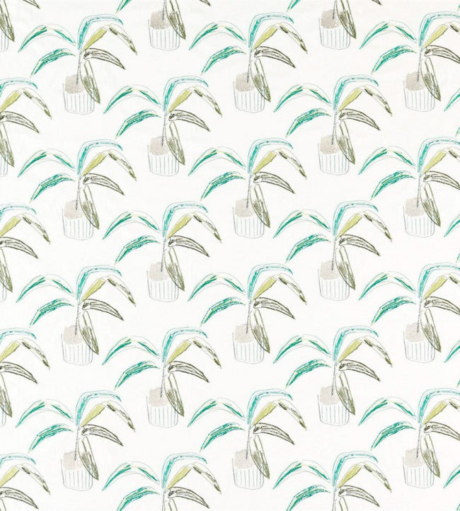 Crassula Fabric by Scion in Juniper/Lime/Moss