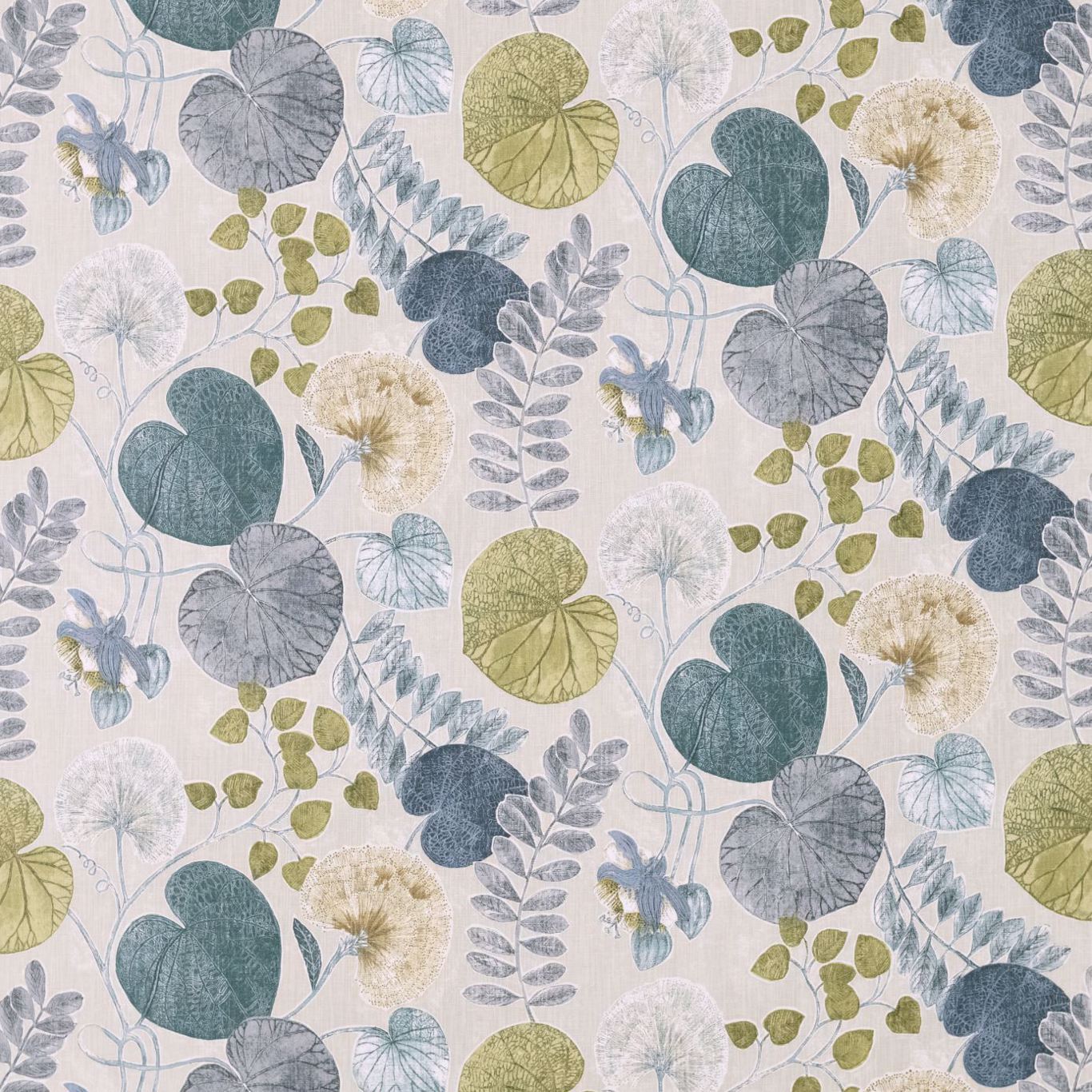 Dardanella Fabric by Harlequin in Ink/ Chartreuse