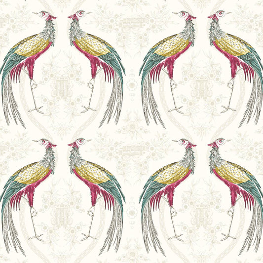 Fabled Crane Fabric by Blendworth