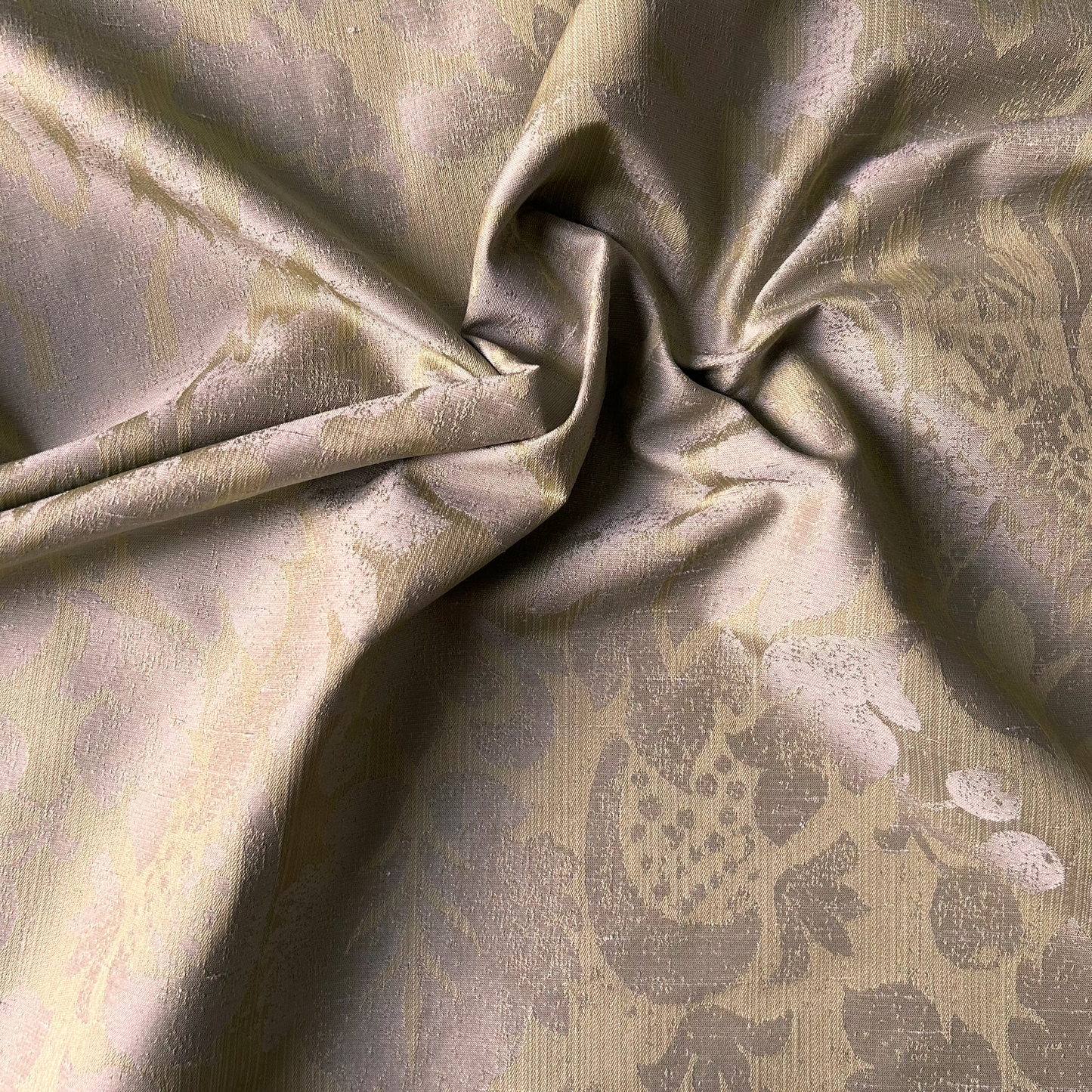 Castello Fabric by James Dunlop in Leaf