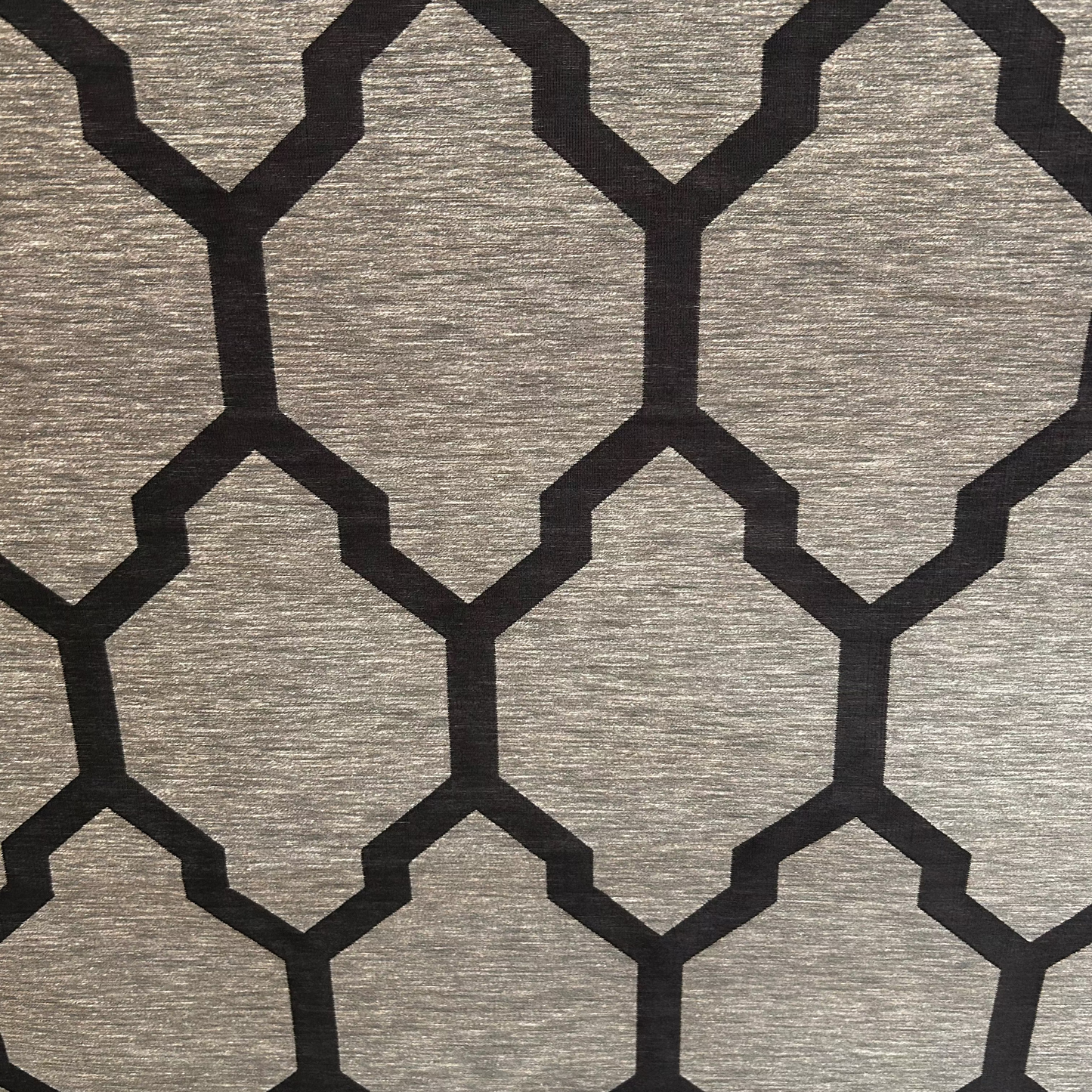 Isobars Fabric by James Dunlop in Jet