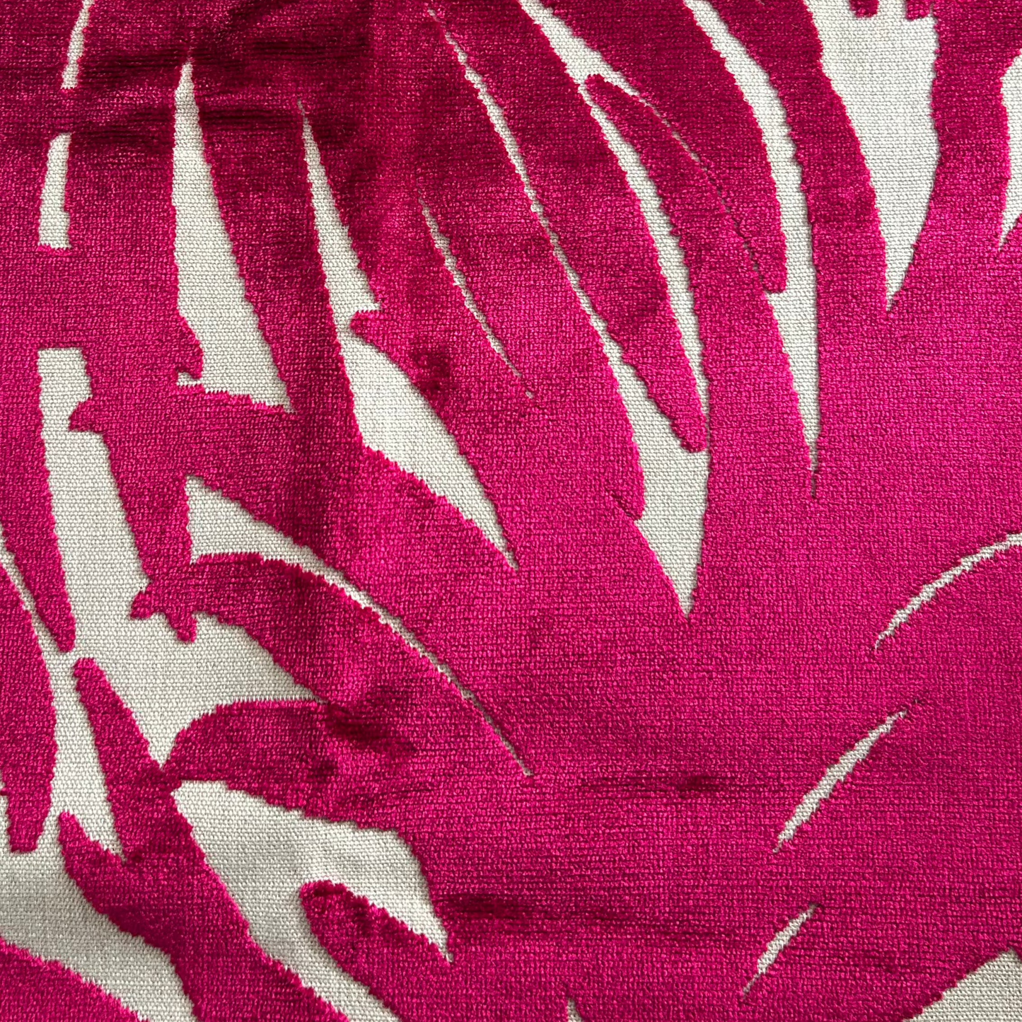 Guyane Fabric by Camengo in Fuschia