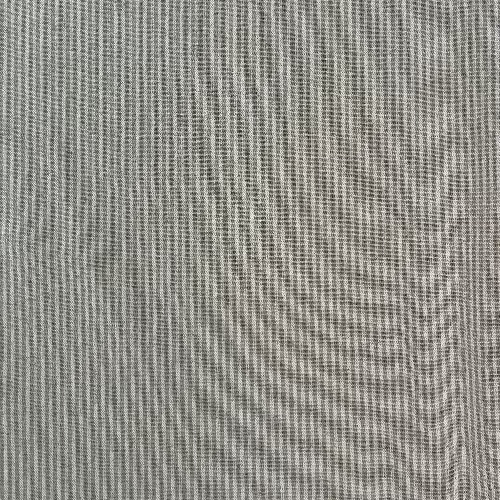 Vineyard Stripe Fabric by Charles Parsons in Linen