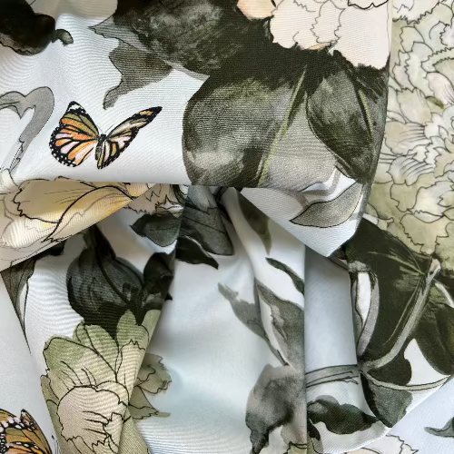 Camelia Fabric by James Dunlop in Powder Blue