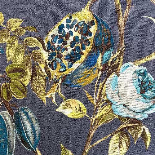 Orchard Fabric by James Dunlop in Blueberry