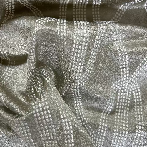 Charleston Pearls Fabric by Mokum in Pearl