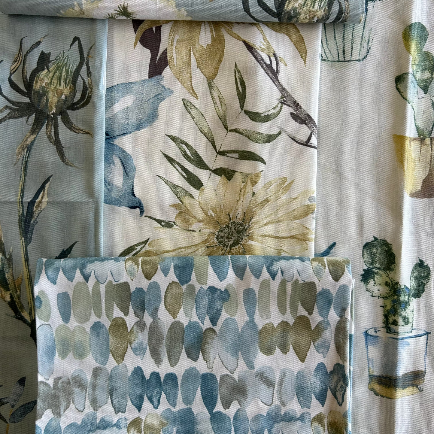 Fabric Craft Bundle - Allium Slate Blue