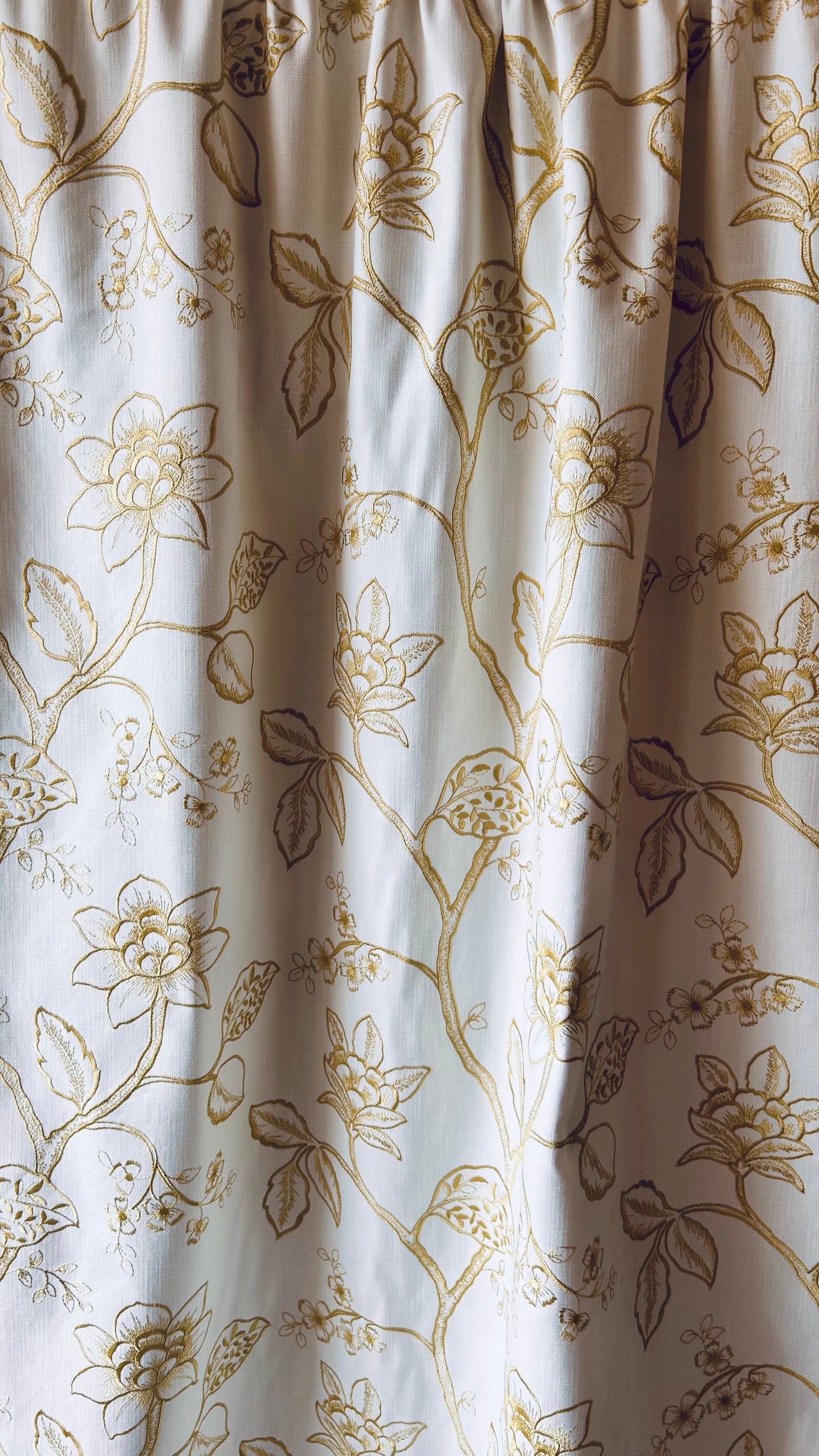 Flora Fabric by James Dunlop in Citrus