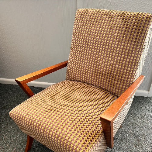 Check Mate Fabric by Harlequin in Plum