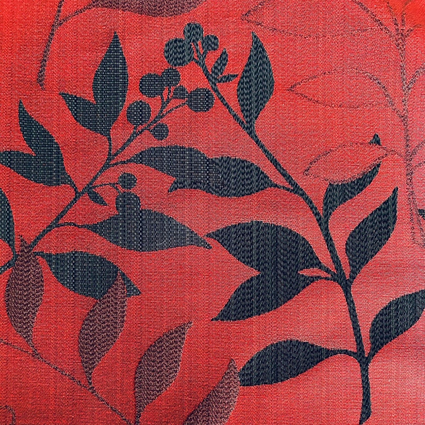Verdant Fabric by James Dunlop in Garnet