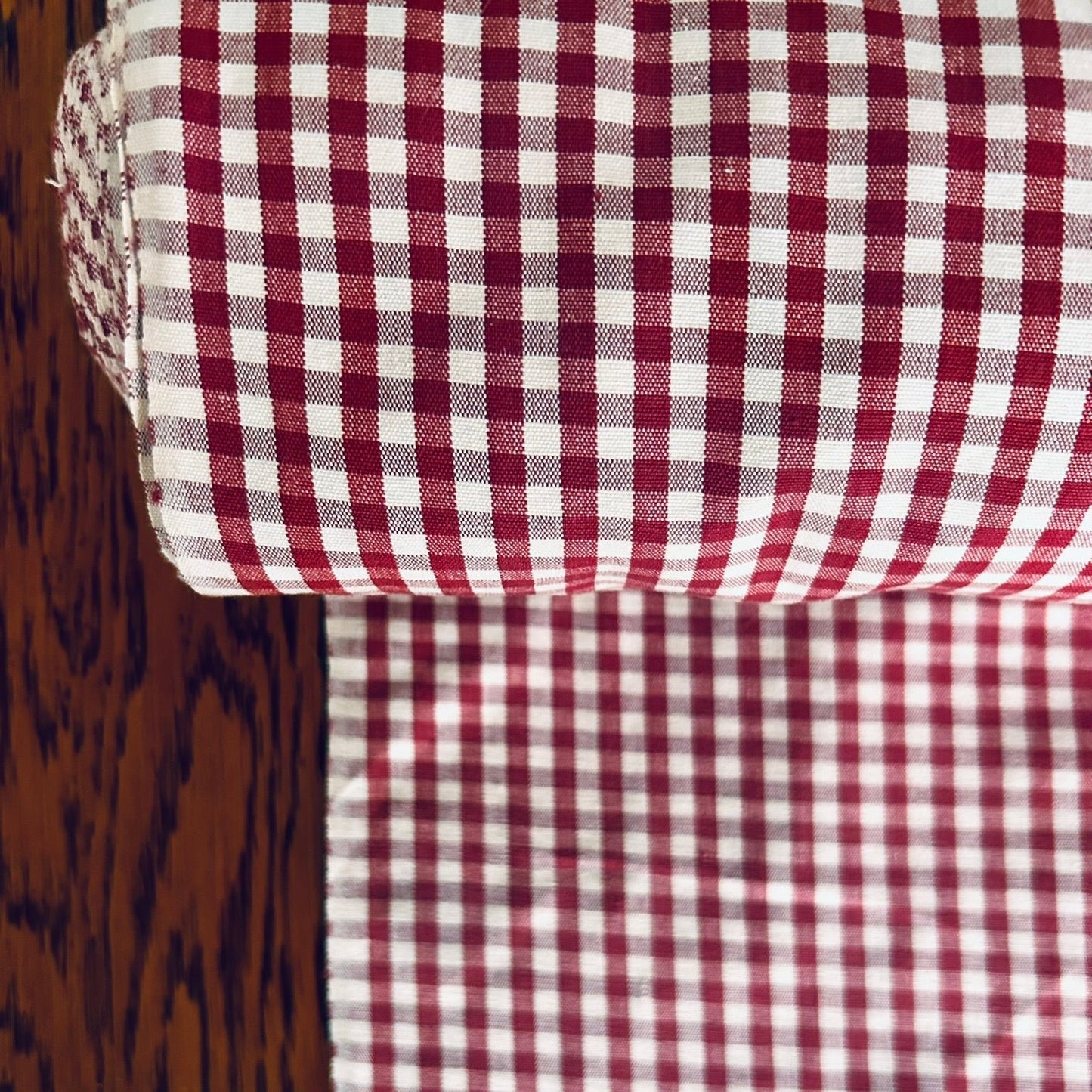 Cheeky Check Fabric by Harlequin in Cherry
