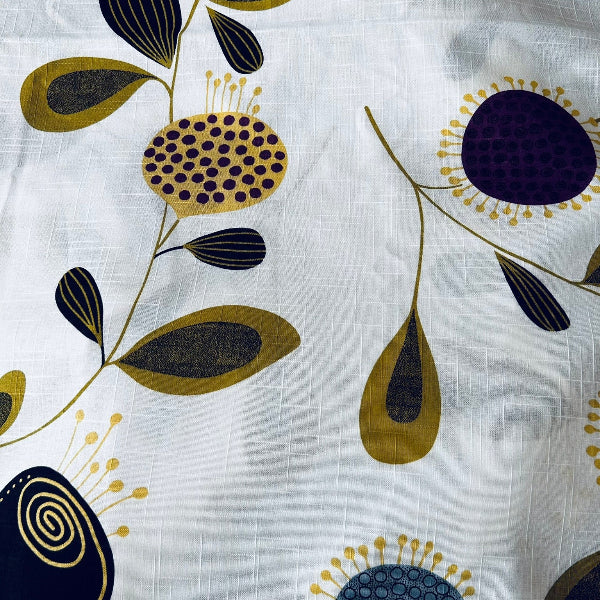 Lucky Guess Fabric in Ivory (Oddment)