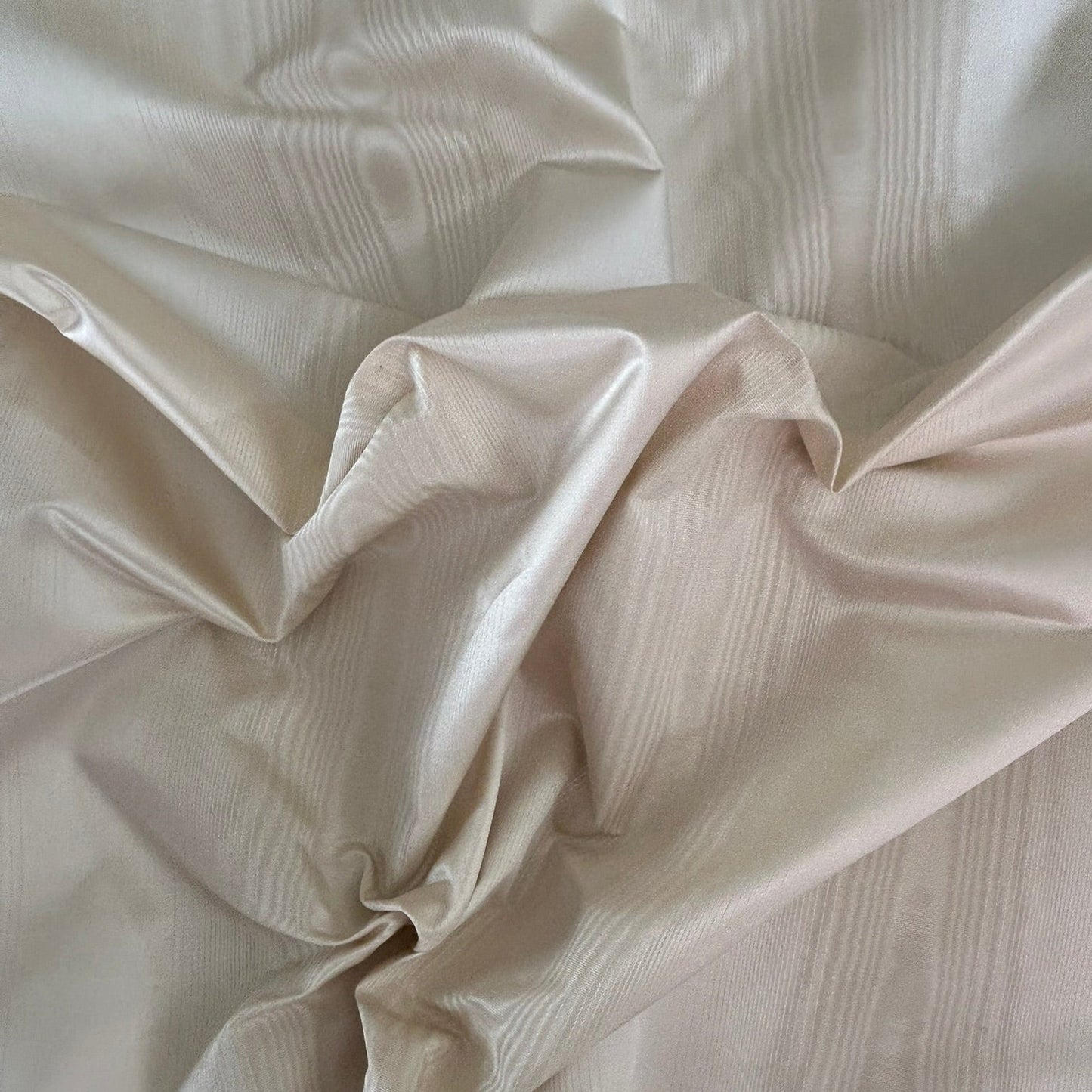 Moire Fabric by Mokum in Magnolia
