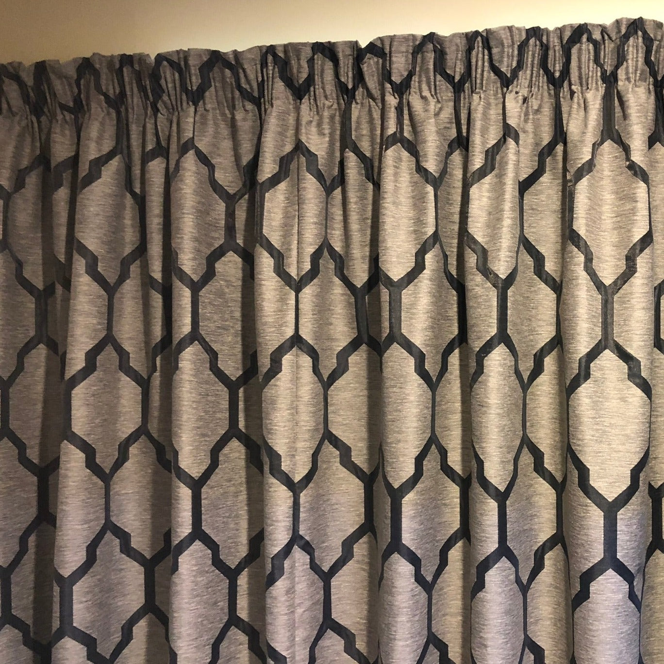 Isobars Fabric by James Dunlop in Jet
