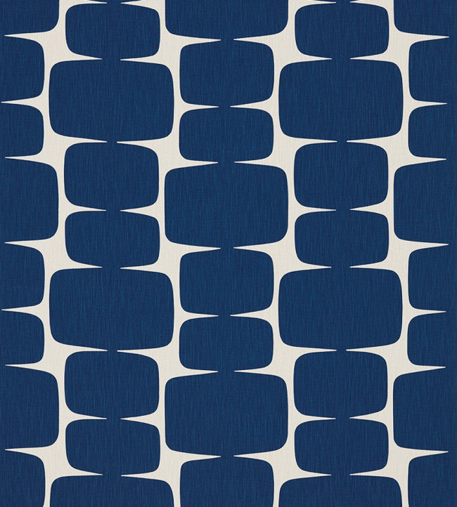 Lohko Fabric by Scion in Indigo