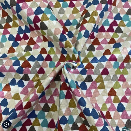 Lulu Fabric by Harlequin in Claret/ Sapphire