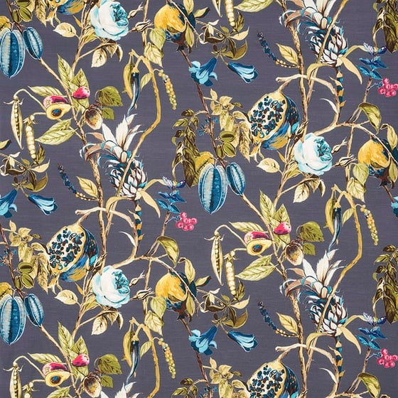 Orchard Fabric by James Dunlop in Blueberry