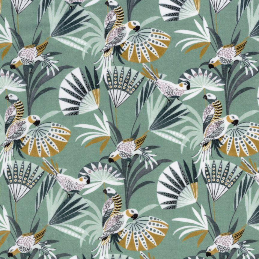 Quetzal Fabric by Camengo in Bleu