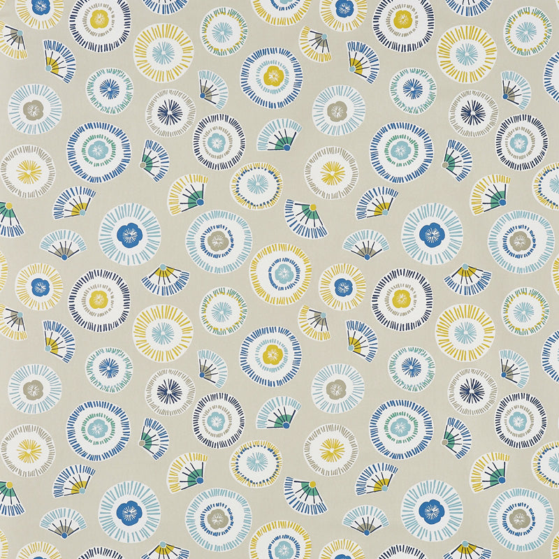 Sunshade Fabric by James Dunlop in Lagoon