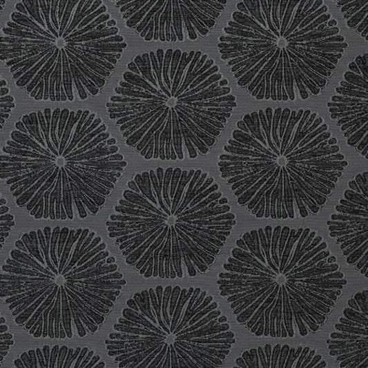 Sea Urchin Fabric by Mokum in Slate