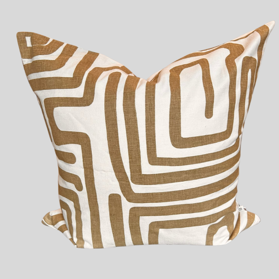 Anise Taupe Cushion Cover - 500 x 500cm- by Baya