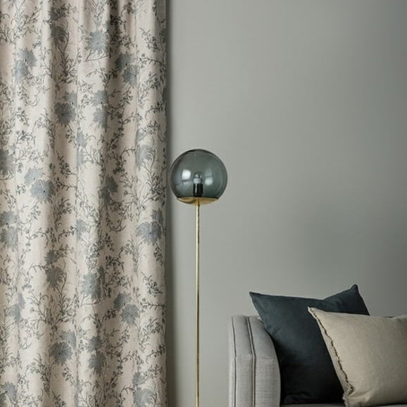 Zinnia Fabric by James Dunlop in Celadon
