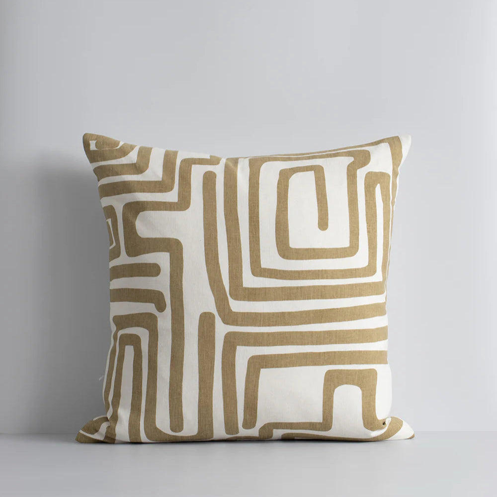 Anise Taupe Cushion Cover - 500 x 500cm- by Baya