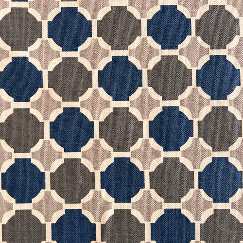 Clayton Fabric by James Dunlop in Indigo