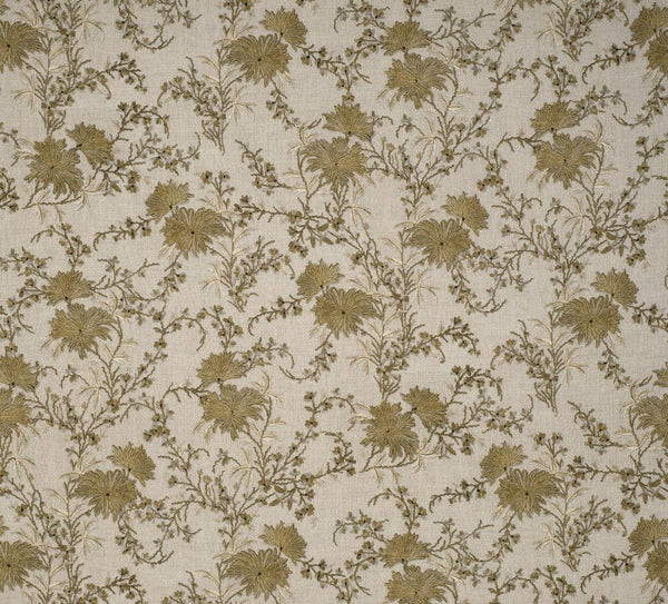 Zinnia Fabric by James Dunlop in Citron