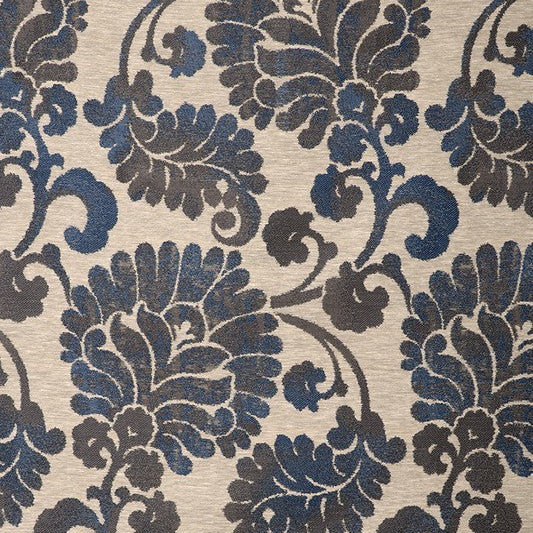 Latvia Fabric by James Dunlop in Royal