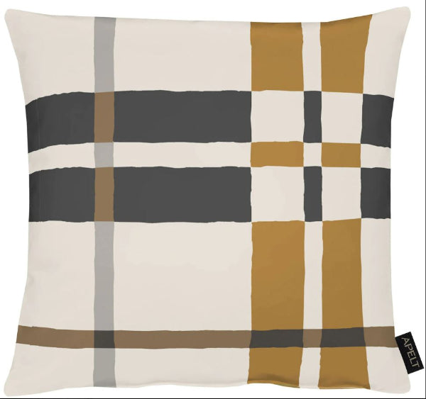 Ray Mustard Cushion 46cm x 46cm
