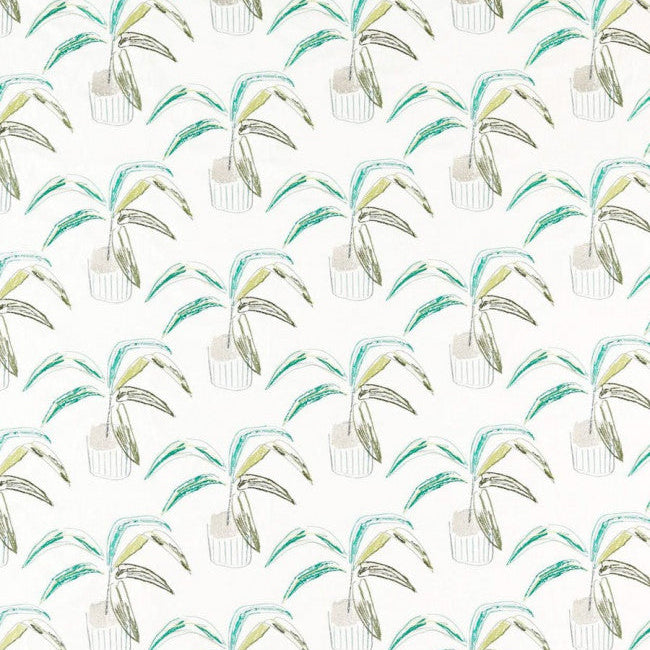 Crassula Fabric by Scion in Juniper/Lime/Moss