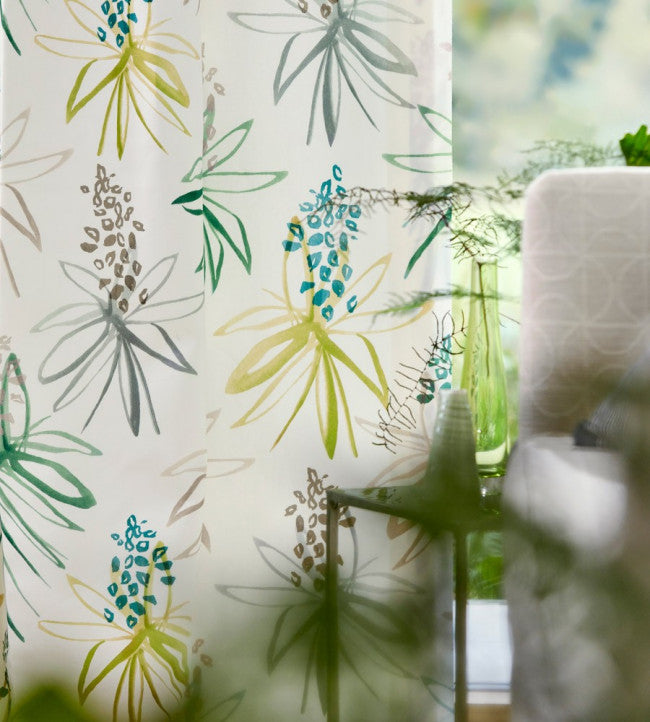 Tillandsia Fabric by Scion in Kiwi/Juniper