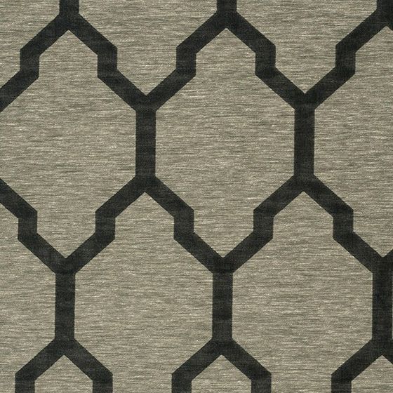 Isobars Fabric by James Dunlop in Jet