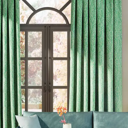 Atoll Fabric by Harlequin in Sea glass / Emerald