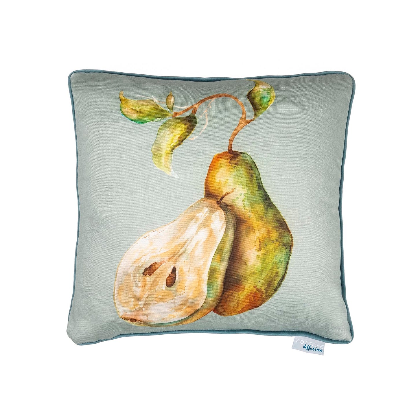 Pear Robin Egg Cushion  43cm x 43cm
