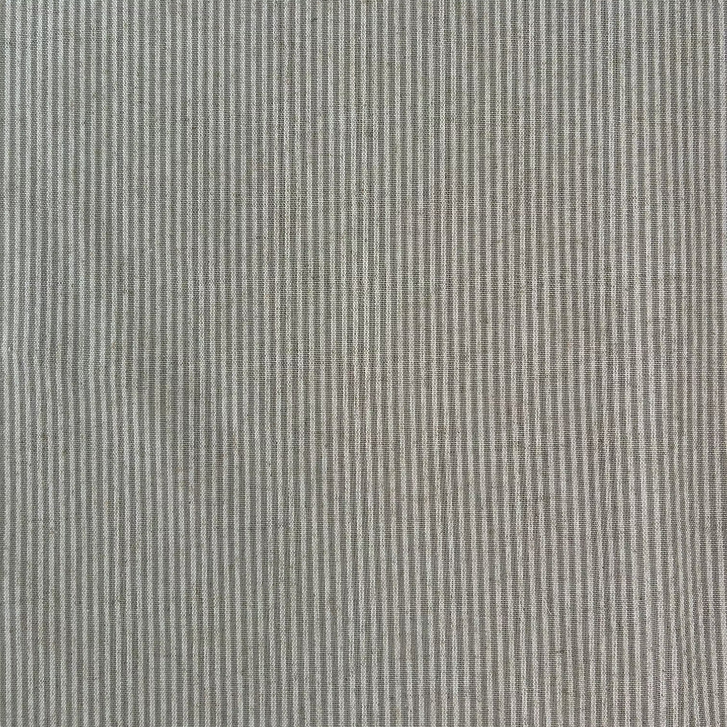 Vineyard Stripe Fabric by Charles Parsons in Linen