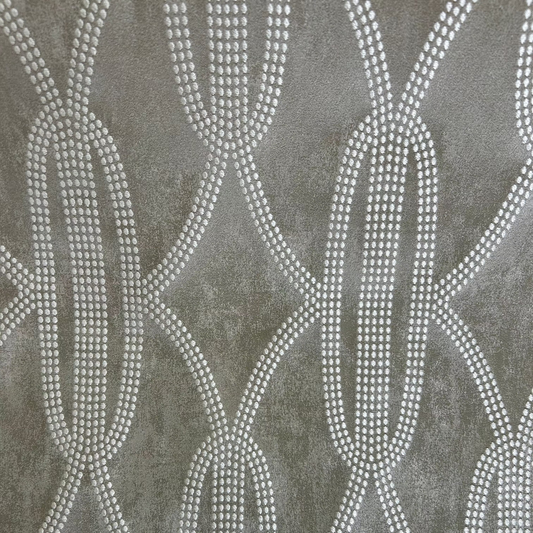 Charleston Pearls Fabric by Mokum in Pearl