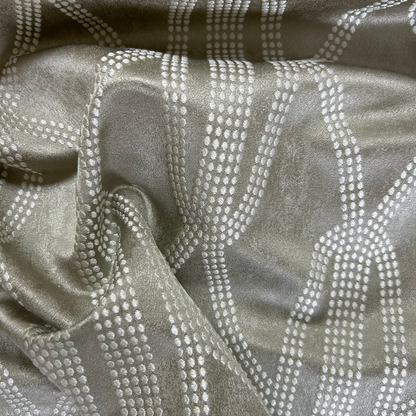 Charleston Pearls Fabric by Mokum in Pearl