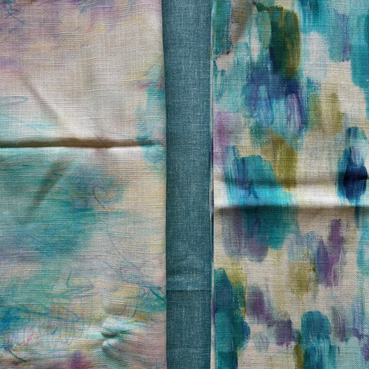 Fabric Craft Bundle - Watercolour Aqua