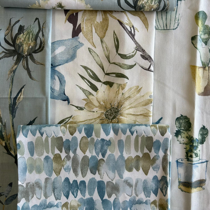 Fabric Craft Bundle - Allium Slate Blue