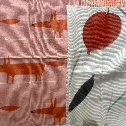 Fabric Craft Bundle - Midi Fox Milkshake Rose