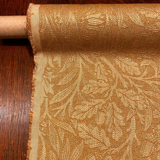 Morris Acorn Fabric by Sanderson in Ochre (Remnant)