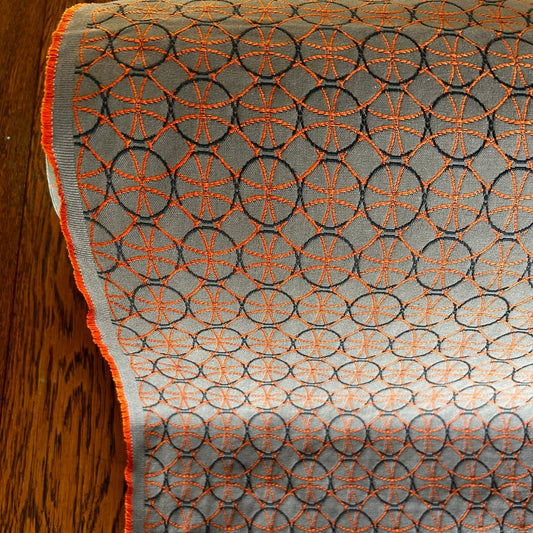 Concentric Fabric by Mokum in Copper