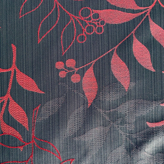 Verdant Fabric by James Dunlop in Garnet